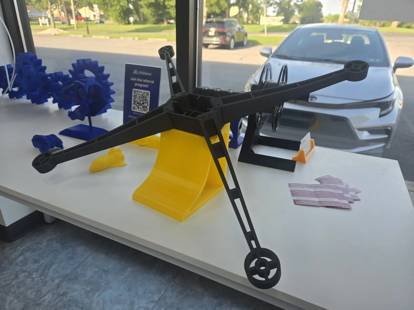 Drone Frame from Tectonics nylon cf and UltiMaker